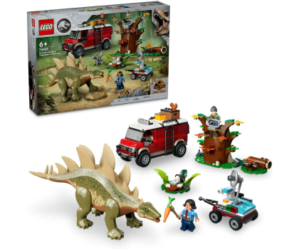 Klocki LEGO® LEGO Jurassic World 76965 Dinomisje: odkrycie stegozaura